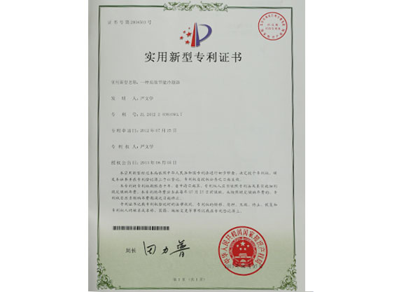 凌宇-实用新型专利证书